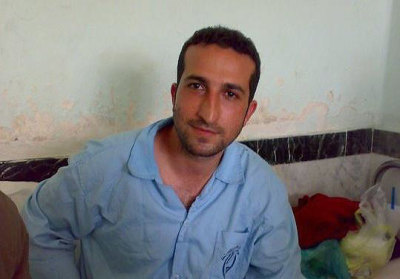 Pastor Youcef Nadarkhani is seen here in prison in Iran. 