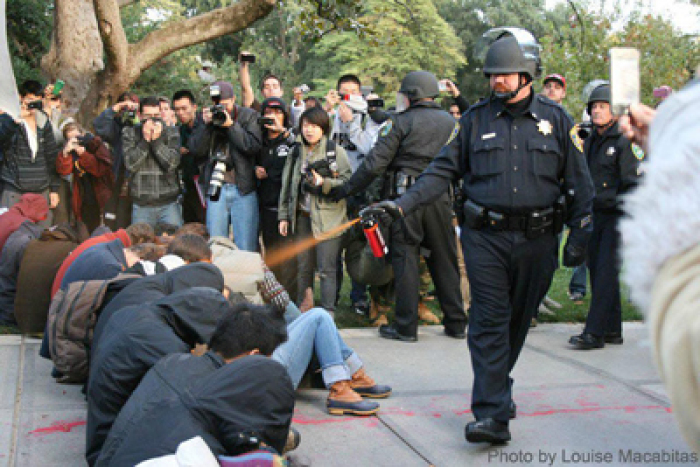 Pepper-Spraying UC Davis Cop Becomes Internet Sensation