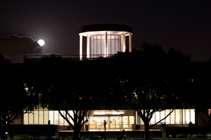 Biola University recently received a million grant toward its Center for Christian Thought, an initiative that begins during the Spring 2012 semester. The campus library is pictured above, January 2012.