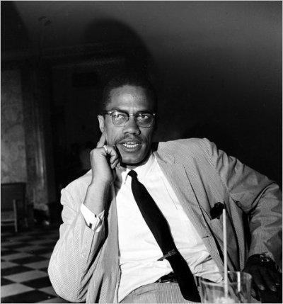 Malcolm X in 1964.