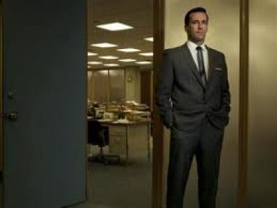 Jon Hamm in a scene of AMC's Mad Men.