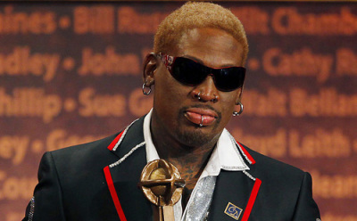 Former NBA star Dennis Rodman.