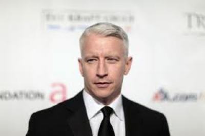 Television personality Anderson Cooper.