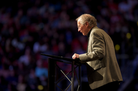 John Piper, pastor of Bethlehem Baptist Church in Minneapolis, speaks at the Together for the Gospel conference April 2012.