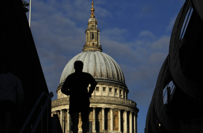 St Paul's Cathedral in central London.