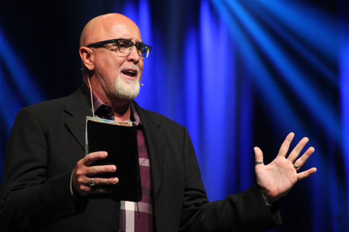 Dr. James S. MacDonald, senior pastor of Harvest Bible Chapel, speaks at the Southern Baptist Convention's Pastors Conference in New Orleans, June 18, 2012.