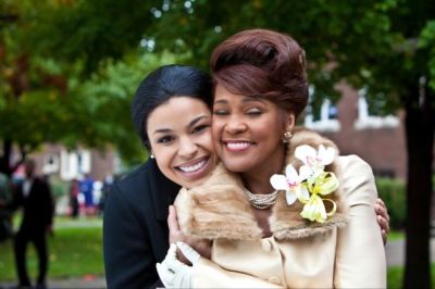 Jordin Sparks (left) and Whitney Houston