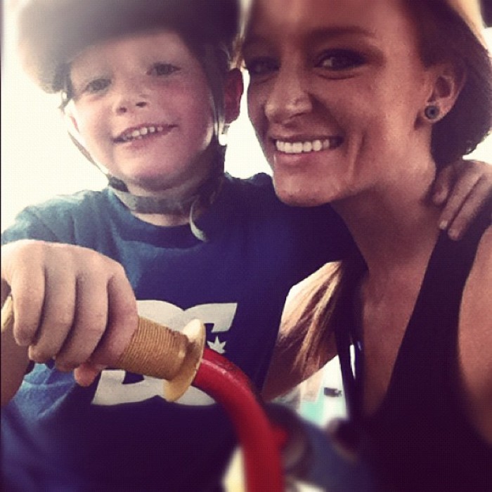 'Teen Mom' star Maci Bookout and son, Bentley.