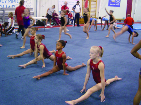 Olympic gold medal winner Gabby Douglas aged 8.