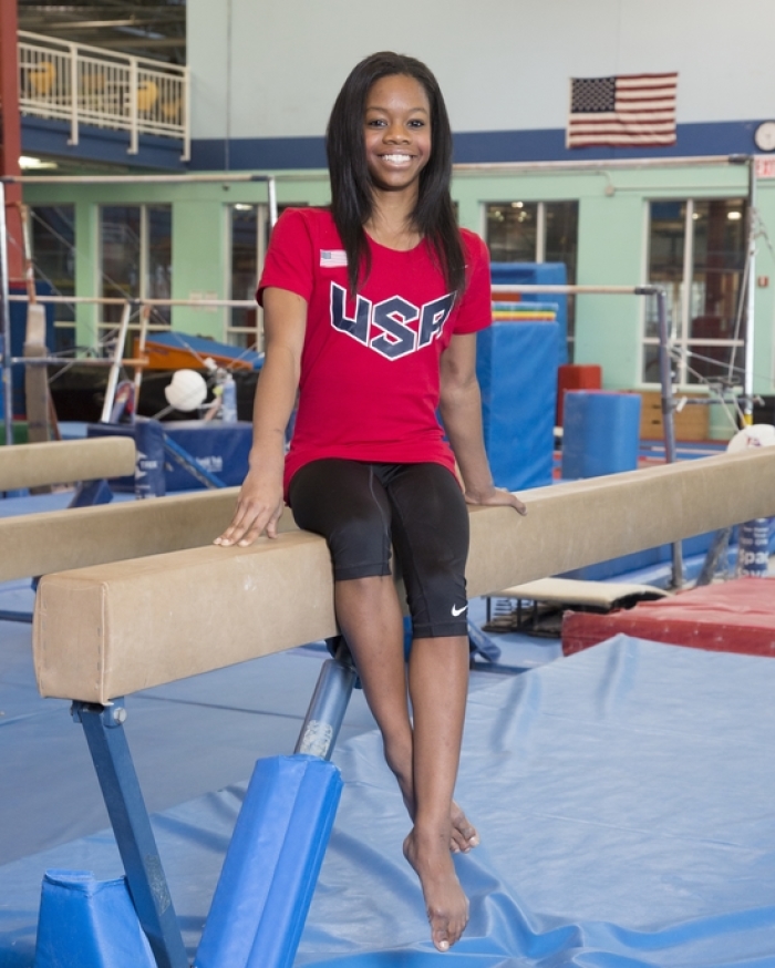 Olympic gold medal winner Gabby Douglas.