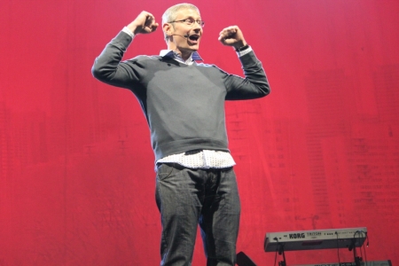 Stephen Bauman, president and CEO of World Relief, speaking at The Justice Conference, Philadelphia, Penn., Feb. 23, 2013.