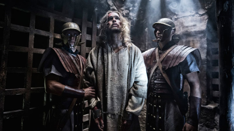 Diogo Morgado portrays Jesus Christ in Mark Burnett and Roma Downey’s “Bible” series which will premiere on The History Channel on March 3, 2013.