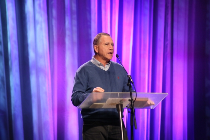 Pastor Raul Ries address the National Association of Religious Broadcasters in Nashville, TN. (March 2, 2013)