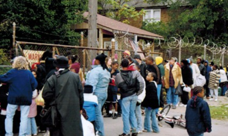 Outreach event at Peacemakers International Church in Detroit, MI.