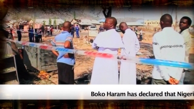 Images of a Boko Haram attack in Nigeria, date unspecified.