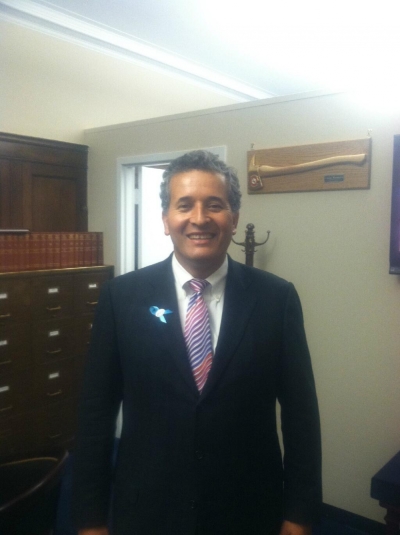 Ex-Jesuit and Democrat from California, Rep. Juan Vargas argued against food stamp cuts in the House on Wednesday.