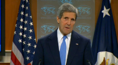 U.S. Secretary of State John Kerry speaks about the International Religious Freedom report at the State Department in Washington, D.C., May 20, 2013.