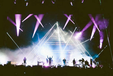 Hillsong United concert still.