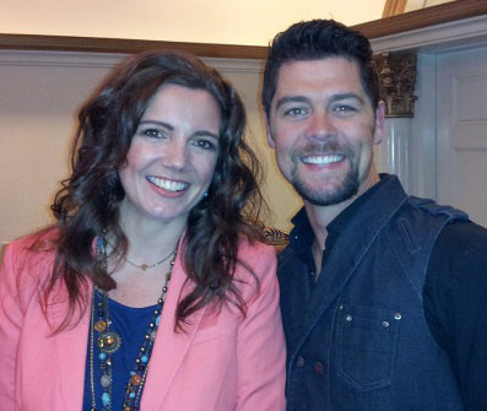 Cheri Keaggy with Jason Crabb