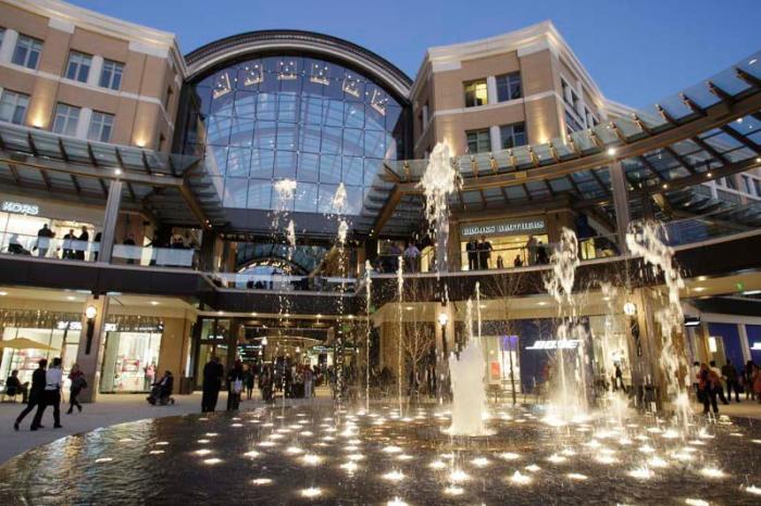 City Creek Center in downtown Salt Lake City, Utah.