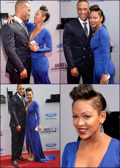 Meagan Good was criticized for her ensemble at the 2013 BET Awards.