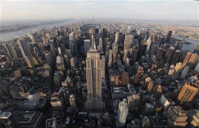 Empire State Building in New York.