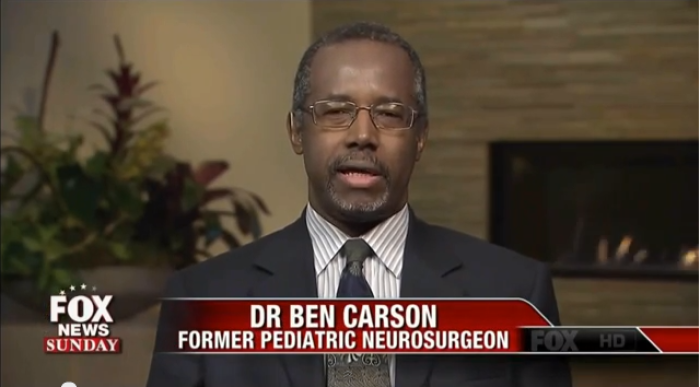 Retired pediatric neurosurgeon, Dr. Benjamin Carson.