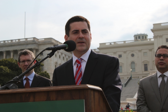 Dr. Russell Moore speaking at an Evangelical Immigration Table press conference, Washington, D.C., July 24, 2013.