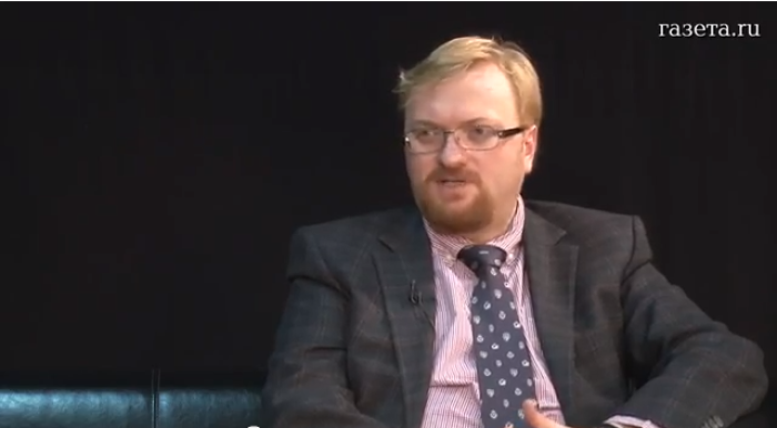 Author of Russia's recently enacted anti-gay legislation, Vitaly Milonov.