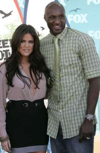 Lamar Odom and Khloe Kardashian