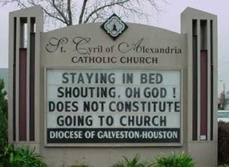 Credit : (Photo: http://www.funnychurchsigns.net/)