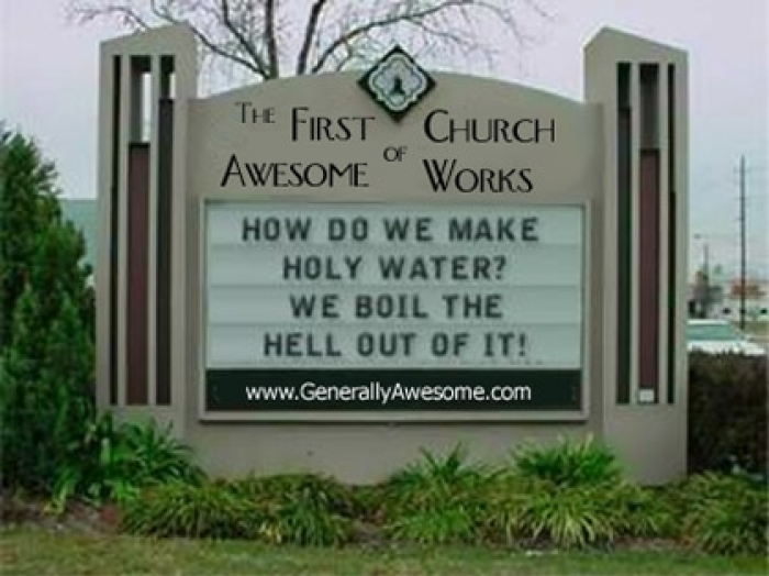 Credit : (Photo: http://www.funnychurchsigns.net/)