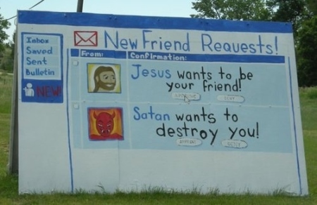 Credit : (Photo: http://www.funnychurchsigns.net/)