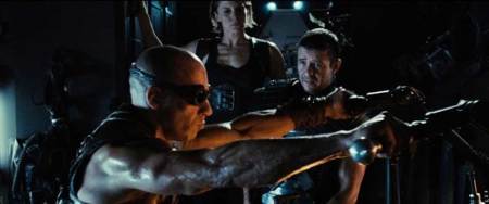 Still of Vin Diesel, Katee Sackhoff and Raoul Trujillo in 'Riddick'