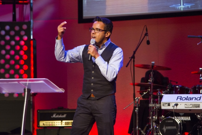 Samuel Rodriguez, speaking at The Heart Revolution conference on Sept. 6, 2013 in San Diego, Calif.