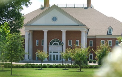 The campus of Regent University, founded by televangelist Pat Robertson and located in the Commonwealth of Virginia.