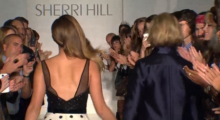 Sadie Robertson walks the runway during the Evening By Sherri Hill Spring 2014 show at Trump Tower on September 9, 2013 in New York City.