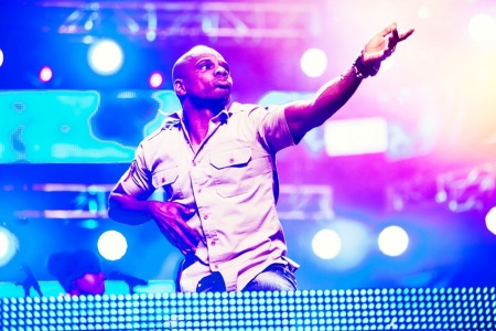 'Jesus is my hero,' award-winning worship singer Kirk Franklin tells the crowd at Harvest America on September 28, 2013.