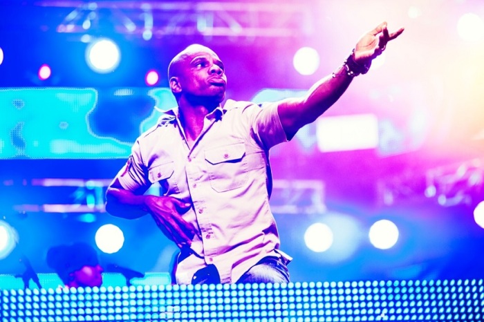 'Jesus is my hero,' award-winning worship singer Kirk Franklin told the crowd Saturdan evening at Harvest America, Sept. 28, 2013.