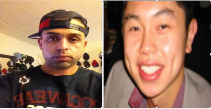 Aspiring rapper, Edwin Mieses Jr., 32 (l) and Manhattan executive Alexian Lien, 33 (r).