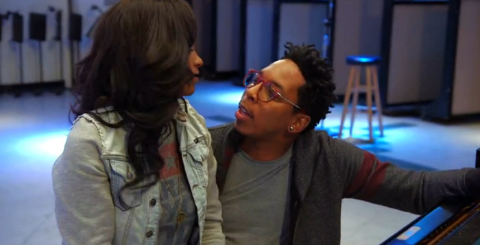 Deitrick Haddon and wife Dominique.