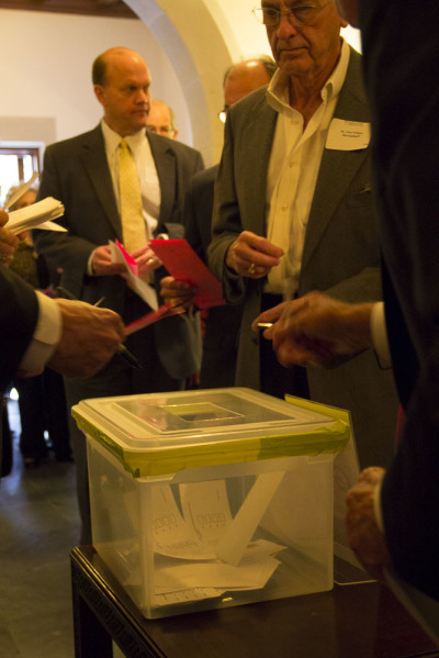 Members of Highland Park Presbyterian Church of Dallas, Texas voting to dismiss from Presbyterian Church (USA) on Sunday, Oct 27, 2013.