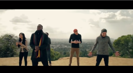 Acapella group, Pentatonix sings 'Little Drummer Boy'.