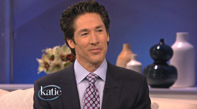 Pastor Joel Osteen of Lakewood Church in Houston, Texas, appears in a Thursday, Dec. 19, 2013, broadcast of 'Katie' with host Katie Couric.