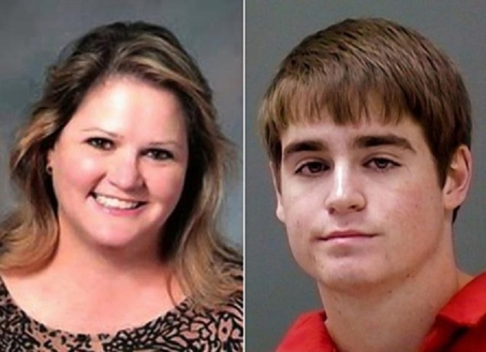 Sharon (l) and her son Brandon Aydelott (r)