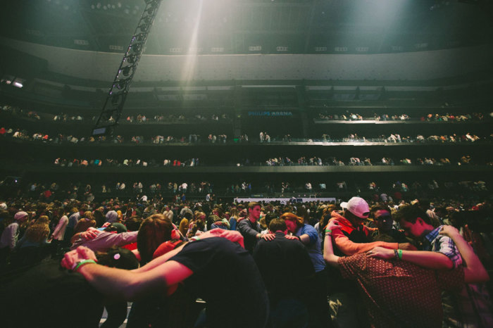 Over 20,000 students attend Passion 2014 Conference in Atlanta on Friday, January 17, 2014. This is the first of Passion's two large-scale gatherings this year in North America for 18-25 year olds. Passion 2014 Houston will be held on February 14-15 at the Toyota Center.