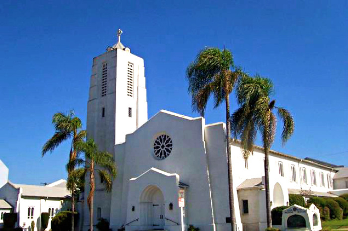 Zion Hill Baptist Church in Los Angeles, Calif., is seen in this undated file photo.