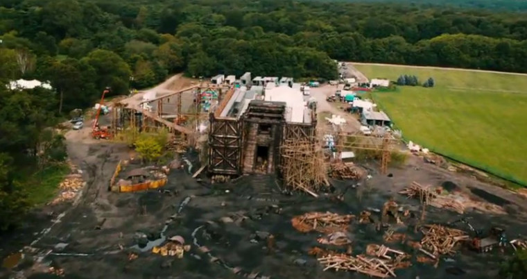 Paramount Pictures gives an inside look at the building of the ark for the 'Noah' film in theaters March 28, 2014, in a new YouTube video trailer.