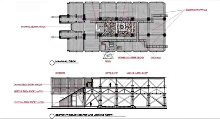 Paramount Pictures gives an inside look at the building of the ark for the 'Noah' film in theaters March 28, 2014, in a new YouTube video trailer.