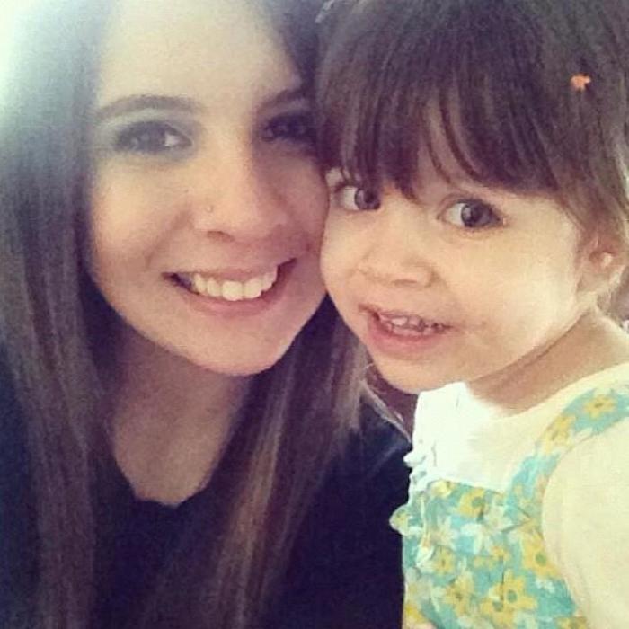 Ashley Salazar and daughter Callie.